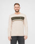 TreePullover Knitted Stripes Raw-Olive